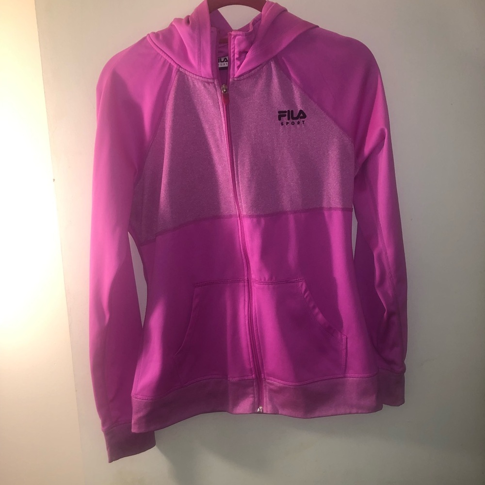 Pink hoodie